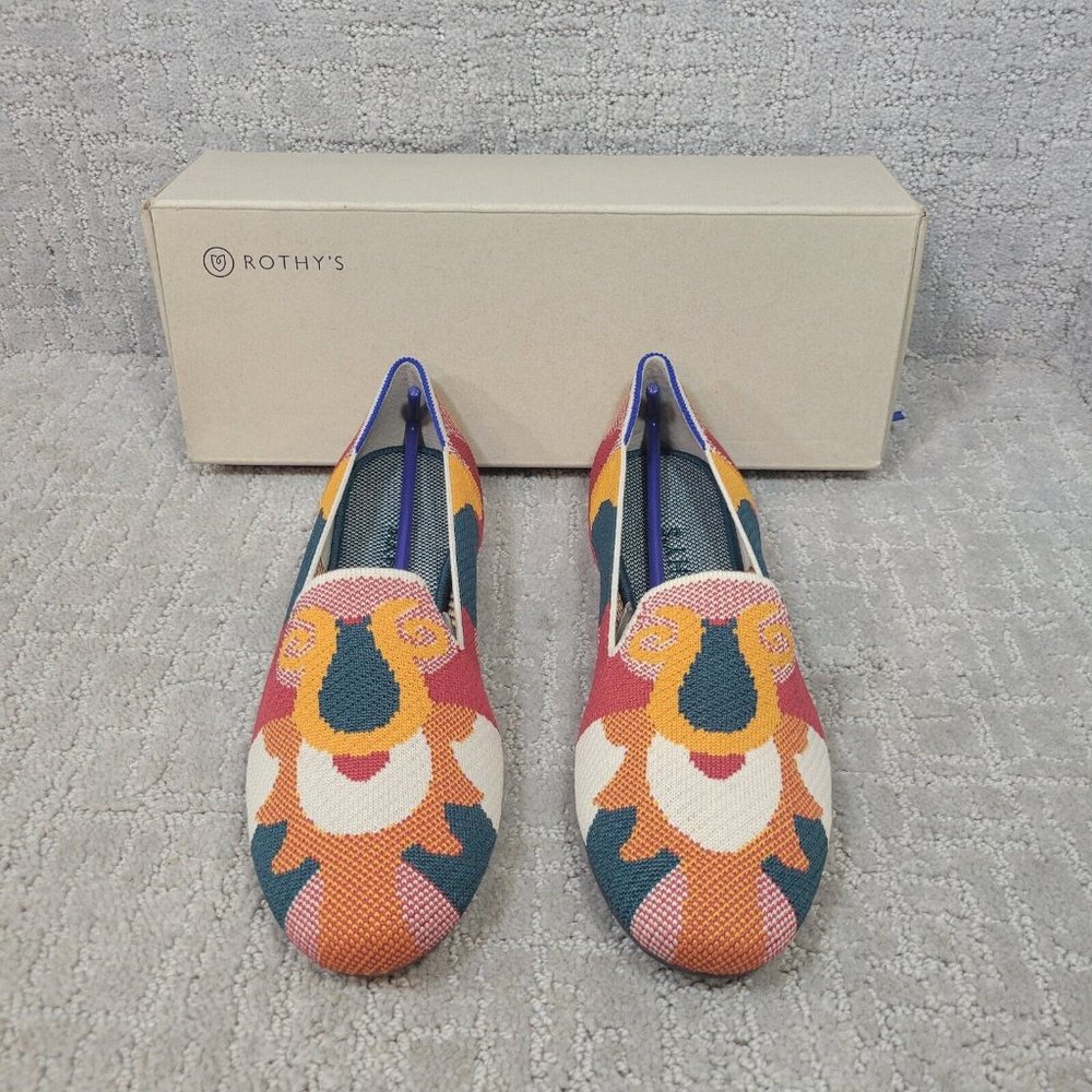 Rothy's The Loafer Moroccan Amber Slip On Shoes Womens Size 7 - Picture 3 of 11